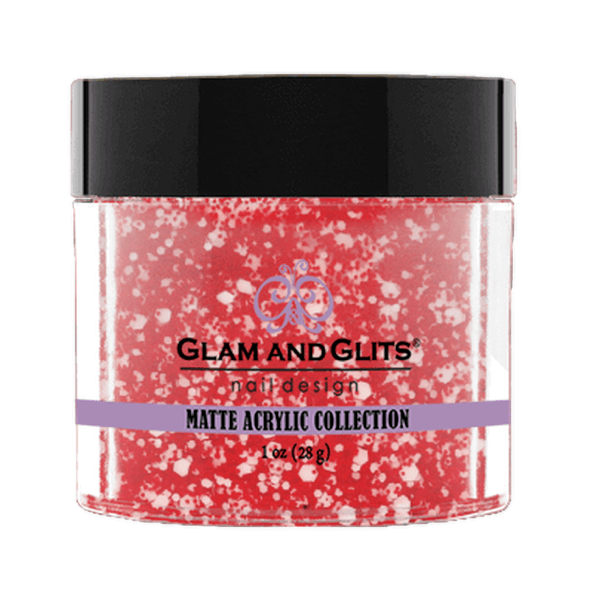 Glam and Glits Matte Acrylic Collection - Candy Cane #MA613 - Universal Nail Supplies