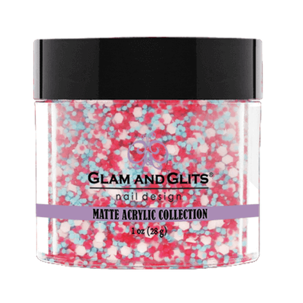 Glam and Glits Matte Acrylic Collection - Rainbow Sprinkles #MA619 - Universal Nail Supplies