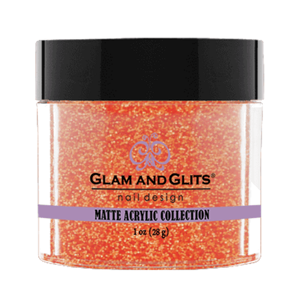 Glam and Glits Matte Acrylic Collection - Orange Brandy #MA634 - Universal Nail Supplies