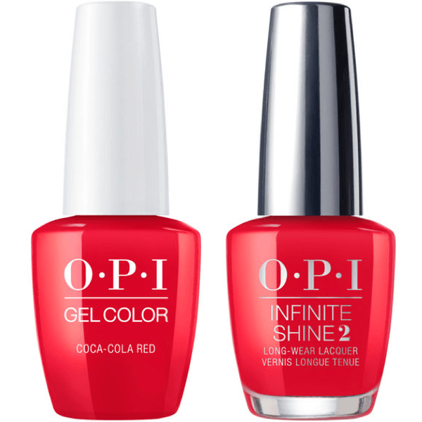 OPI GelColor Coca-Cola® Red #C13 + Infinite Shine #C13 - Universal Nail Supplies
