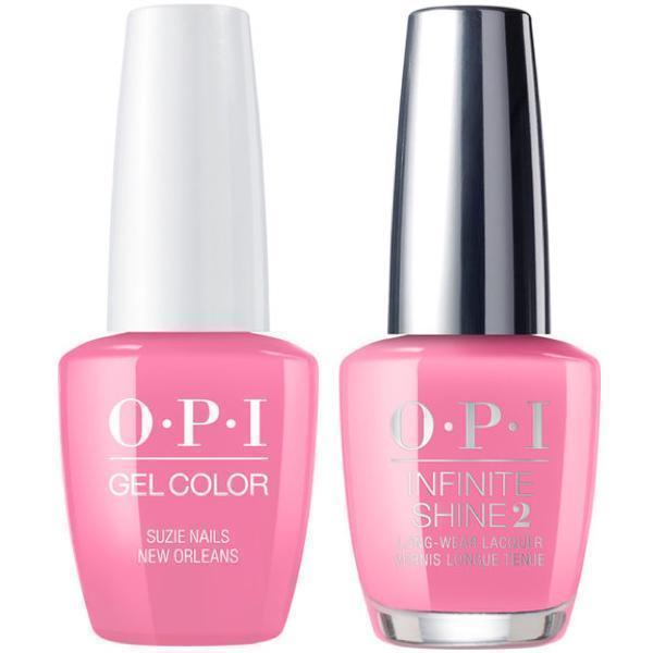 OPI GelColor Suzi Nails New Orleans #N53 + Infinite Shine #N53 - Universal Nail Supplies