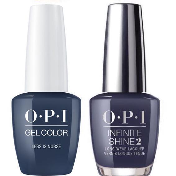 OPI GelColor Less is Norse #I59 + Infinite Shine #I59 - Universal Nail Supplies