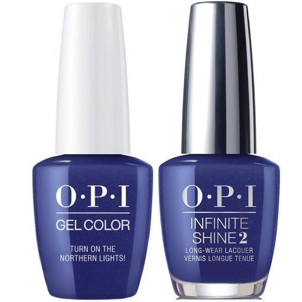OPI GelColor Turn on the Northern Lights #I57 + Infinite Shine #I57 - Universal Nail Supplies