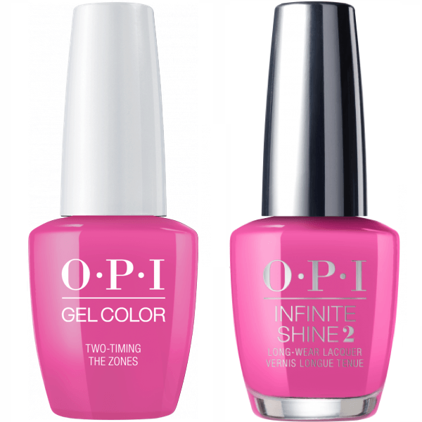 OPI GelColor Two-timing The Zones #F80 + Infinite Shine #F80 - Universal Nail Supplies