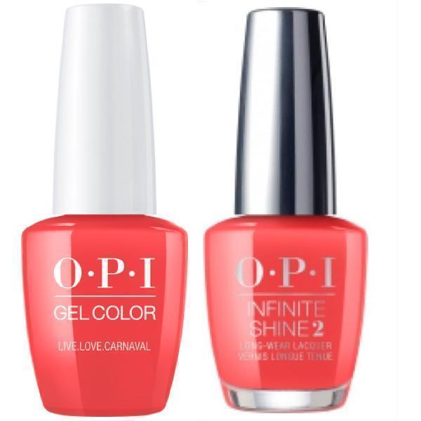 OPI GelColor Live.Love.Carnaval #A69 + Infinite Shine #A69 - Universal Nail Supplies