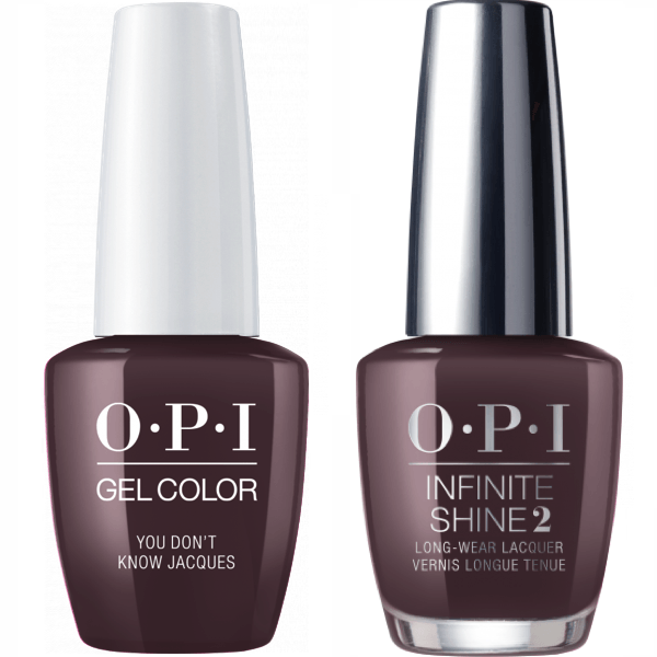 OPI GelColor You Don't Know Jacques #F15 + Infinite Shine #F15 - Universal Nail Supplies