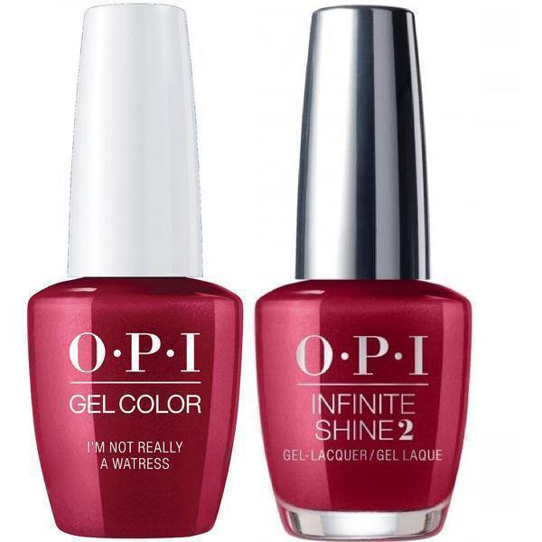 OPI GelColor #H08 + Infinite Shine I'm Not Really A Waitress #H08 - Universal Nail Supplies