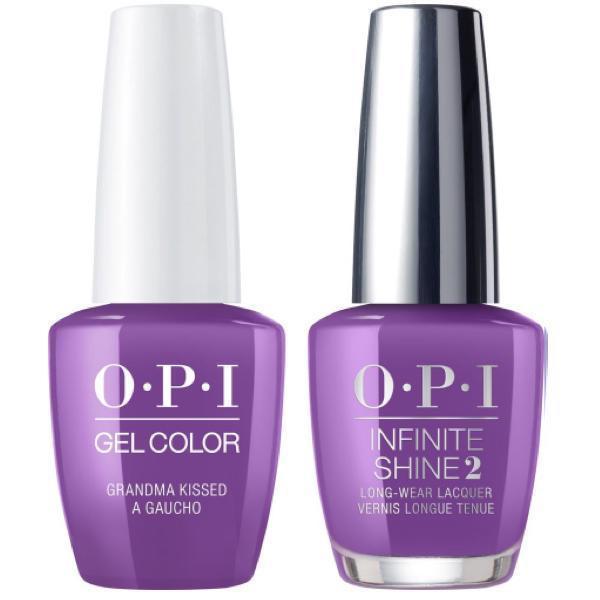 OPI GelColor + Infinite Shine Grandma Kissed A Gaucho #P35 - Universal Nail Supplies