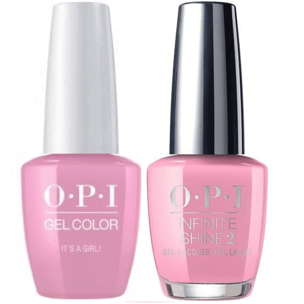 OPI GelColor + Infinite Shine It's A Girl #H39 - Universal Nail Supplies