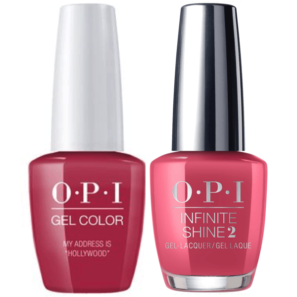 OPI GelColor + Infinite Shine My Address Is "Hollywood" #T31 - Universal Nail Supplies