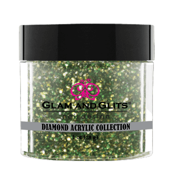 Glam and Glits Diamond Acrylic Collection - Green Smoke #DA57 - Universal Nail Supplies