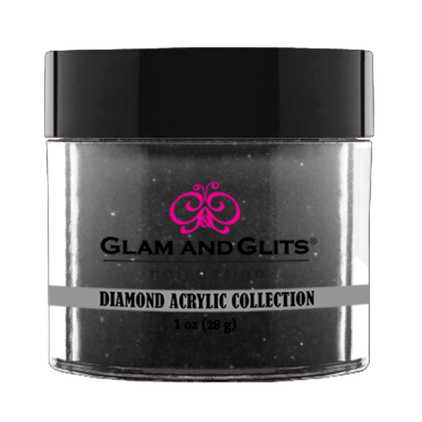 Glam and Glits Diamond Acrylic Collection - Black Lace #DA79 - Universal Nail Supplies