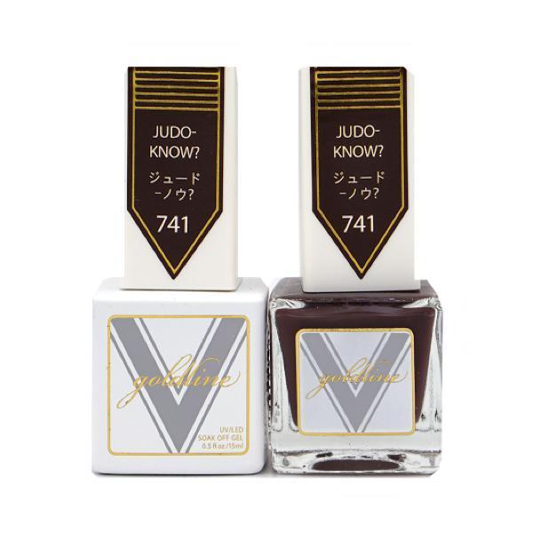 Vetro Goldline Gel + Matching Lacquer - Judo-Know? #741 - Universal Nail Supplies