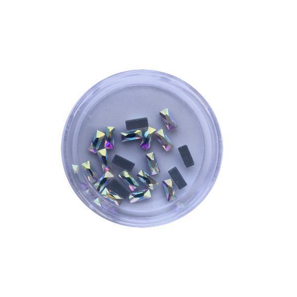 Crystal Nail Art Rhinestones - One Container 20 Pieces #6 - Universal Nail Supplies