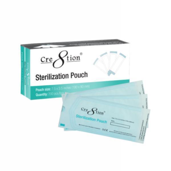 Cre8tion - 9cm x 19cm Disinfectant Sterilization Pouch 200 pcs #03015 - Universal Nail Supplies