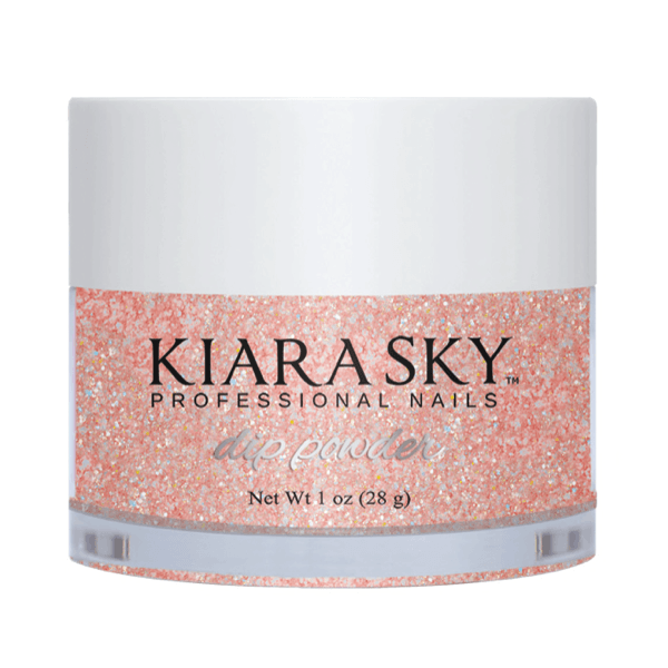 Kiara Sky Dip Powder - Pinking Of Sparkle #D496 - Universal Nail Supplies
