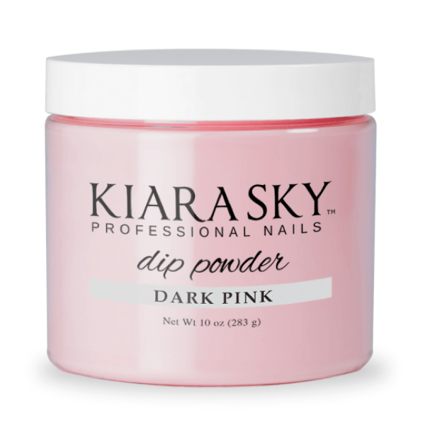 Kiara Sky Dip Powder - Dark Pink Refill 10 oz (Clearance) - Universal Nail Supplies