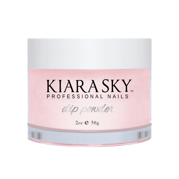 Kiara Sky Dip Powder - Medium Pink 2 oz - Universal Nail Supplies