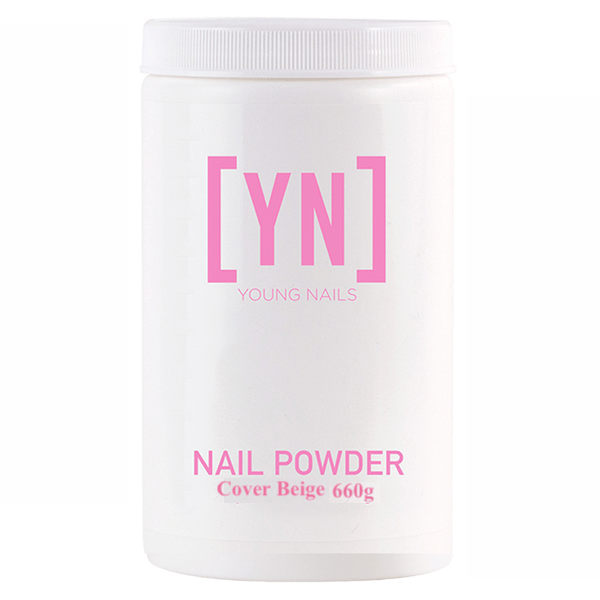 Young Nails - Nail Powder Cover Beige 660g - Universal Nail Supplies