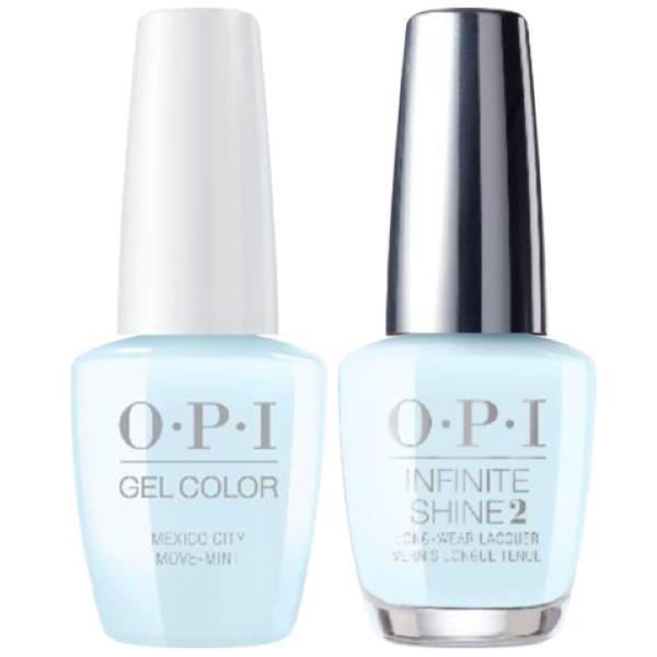 OPI GelColor + Infinite Shine Mexico City Move-Mint #M83 - Universal Nail Supplies