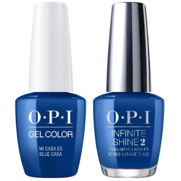 OPI GelColor + Infinite Shine Mi Casa Es Blue Casa #M92 - Universal Nail Supplies