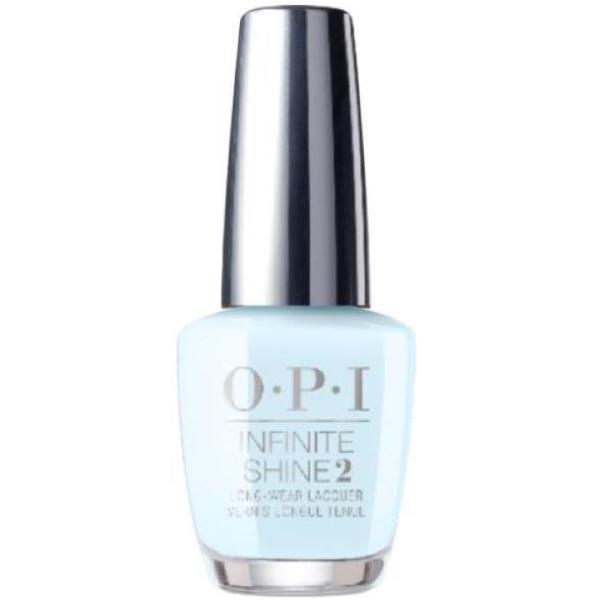OPI Infinite Shine Mexico City Move-Mint nail polish bottle with mint green color and shiny finish.