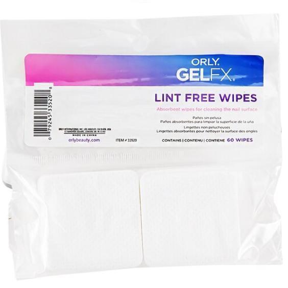 Orly Gel FX - Orly GelFX Lint Free Wipes (60 wipes) - Universal Nail Supplies