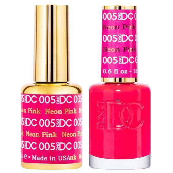 DND DC Gel Duo- Neon Pink #005 - Universal Nail Supplies