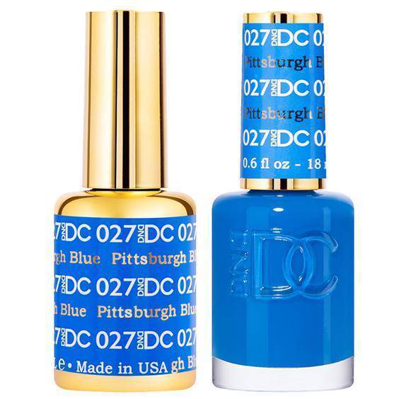 DND DC Gel Duo - Pittsburgh Blue #027 - Universal Nail Supplies