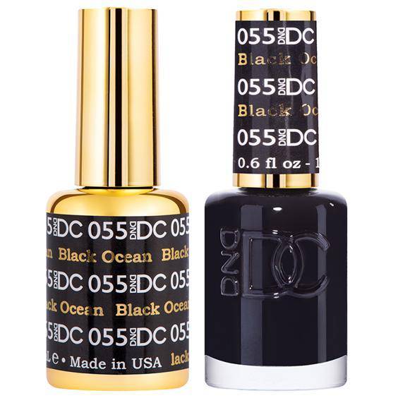DND DC Gel Duo - Black Ocean #055 - Universal Nail Supplies