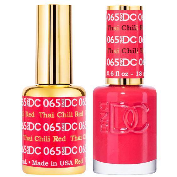 DND DC Gel Duo - Thai Chilli Red #065 - Universal Nail Supplies