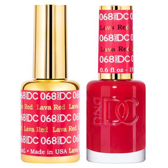 DND DC Gel Duo - Lava Red #068 - Universal Nail Supplies