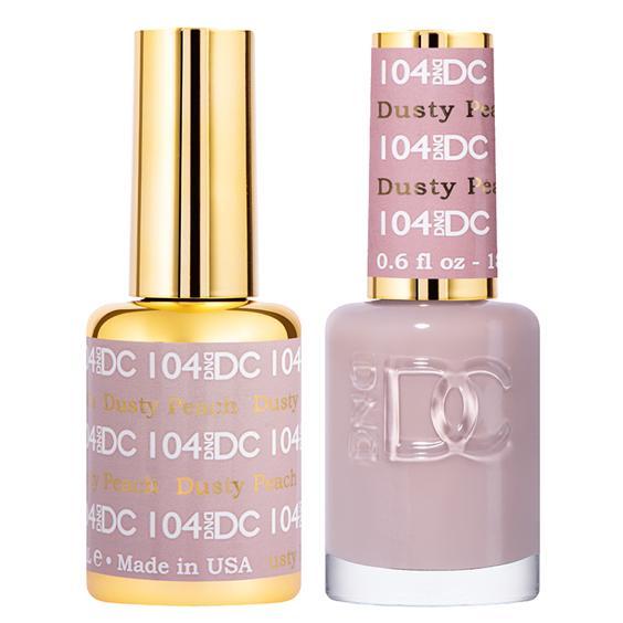 DND DC Gel Duo - Dusty Peach #104 - Universal Nail Supplies