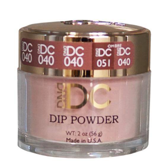 DND DC DIPPING POWDER - #040 Sandy Brown - Universal Nail Supplies