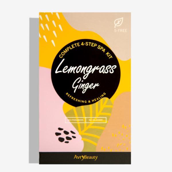 Complete 4-Step Spa Kit (Lemongrass & Ginger) - Universal Nail Supplies