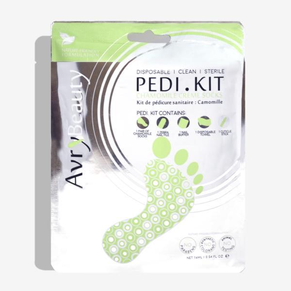 All-In-One Disposable Pedi kit with Chamomile Socks - Universal Nail Supplies