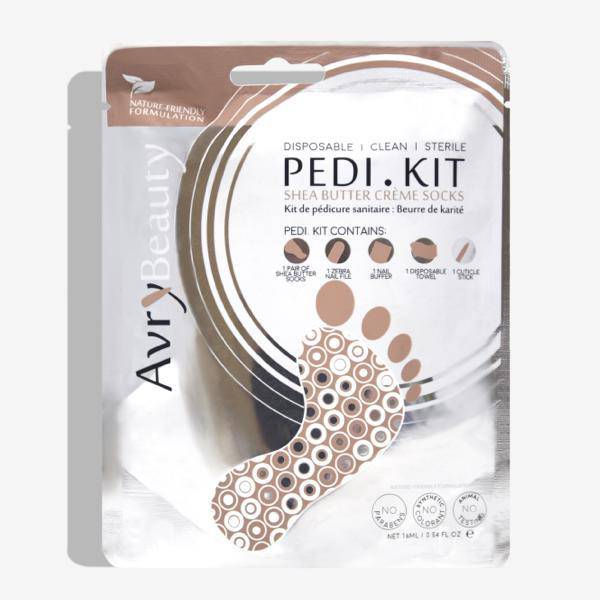 All-In-One Disposable Pedi kit with Shea Butter Socks - Universal Nail Supplies