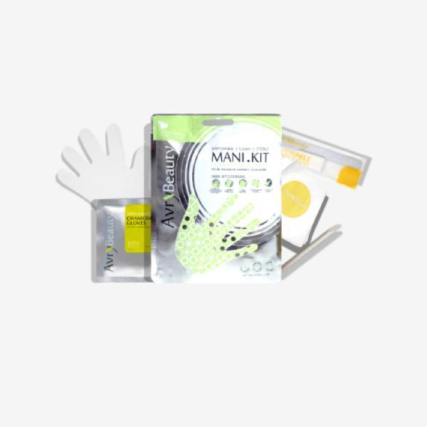 All-In-One Disposable Mani kit with Chamomile Gloves - Universal Nail Supplies