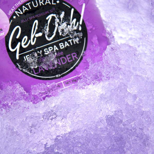 Gel-Ohh Jelly Spa Pedi Bath - Lavender - Universal Nail Supplies