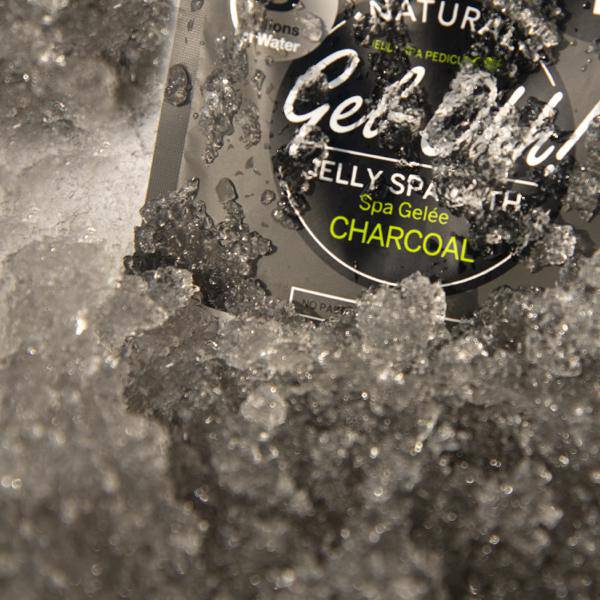 Gel-Ohh Jelly Spa Pedi Bath - Charcoal - Universal Nail Supplies