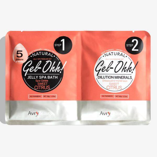 Gel-Ohh Jelly Spa Pedi Bath - Sweet Citrus - Universal Nail Supplies