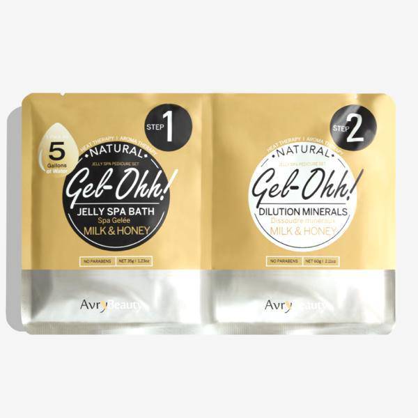 Gel-Ohh Jelly Spa Pedi Bath - Milk & Honey - Universal Nail Supplies