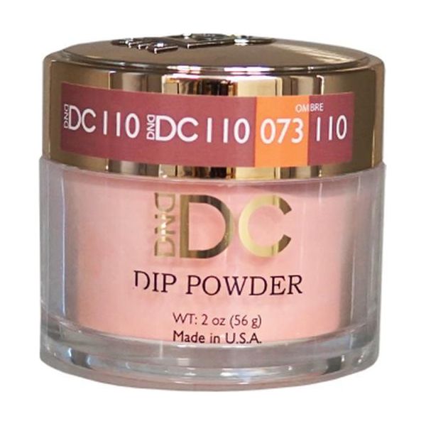 DND DC DIPPING POWDER - #110 Peach Jealousy - Universal Nail Supplies