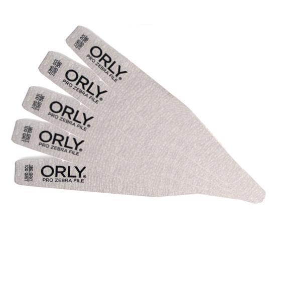 Orly Gel FX - Zebra File - 180 Grit /100 Grit (5pcs) - Universal Nail Supplies