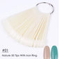 UNS Nail Swatch Chart With Ring Ballet 50pcs - Universal Nail Supplies