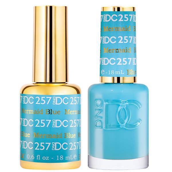DND DC Gel Duo - Mermaid Blue #257 - Universal Nail Supplies