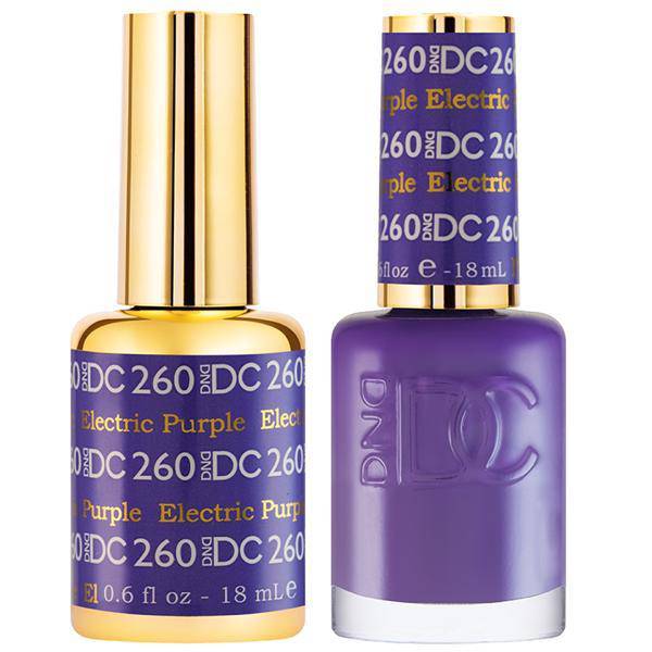 DND DC Gel Duo - Electric Purple #260 - Universal Nail Supplies