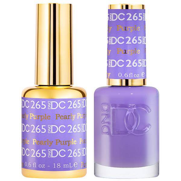 DND DC Gel Duo - Pearly Purple #265 - Universal Nail Supplies