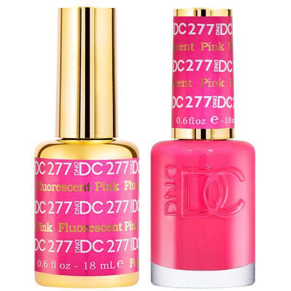 DND DC Gel Duo - Fluorescent Pink #277 - Universal Nail Supplies