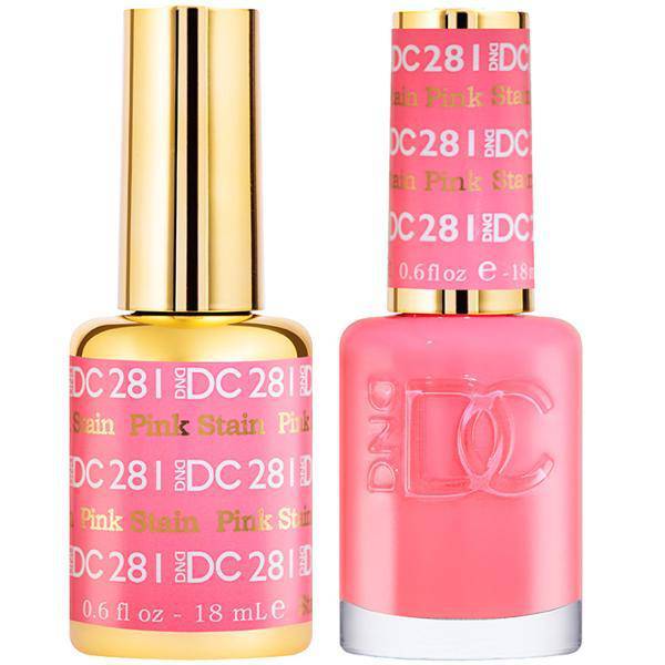 DND DC Gel Duo - Pink Stain #281 - Universal Nail Supplies